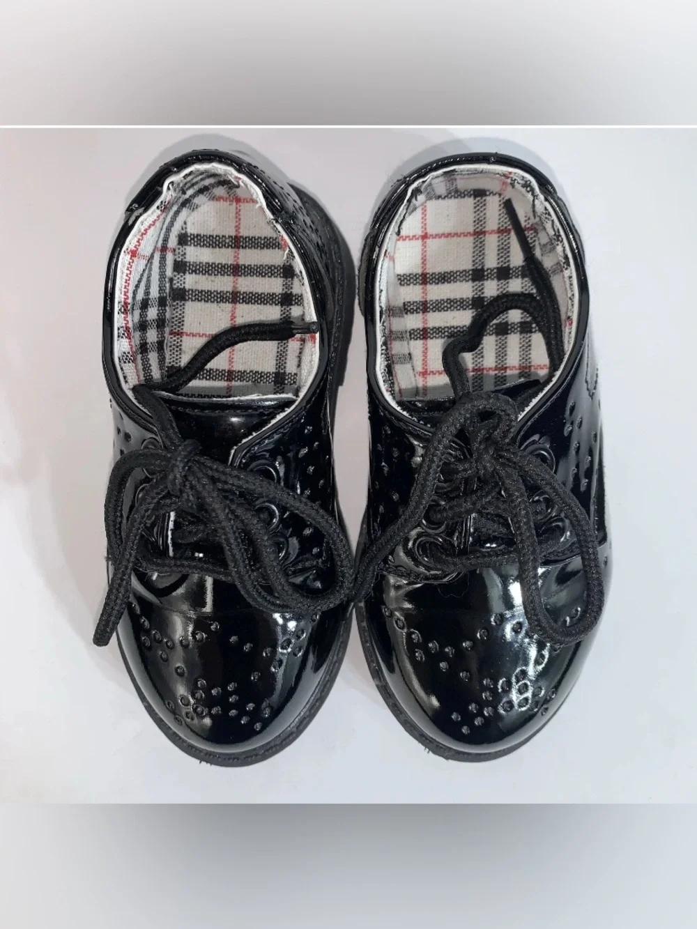 Boy's Girl's Classic Lace-Up Oxford Shoes  School Uniform Flats Loafer 6.5US/23E